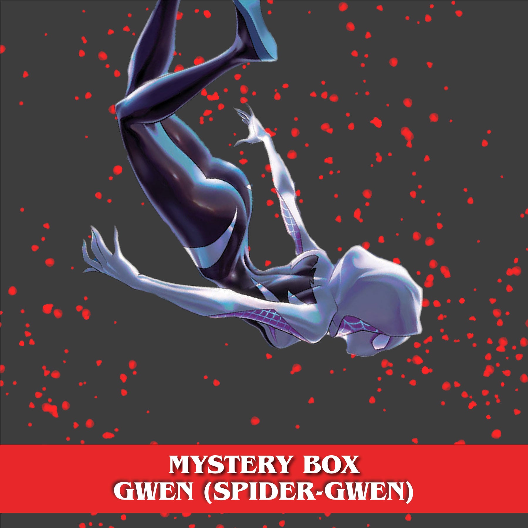 [5 PACK] UNKNOWN COMICS MYSTERY THEMED 👉GWEN STACY(SPIDER-GWEN) EXCLUSIVE BOX 👉VIRGIN (12/21/2022)