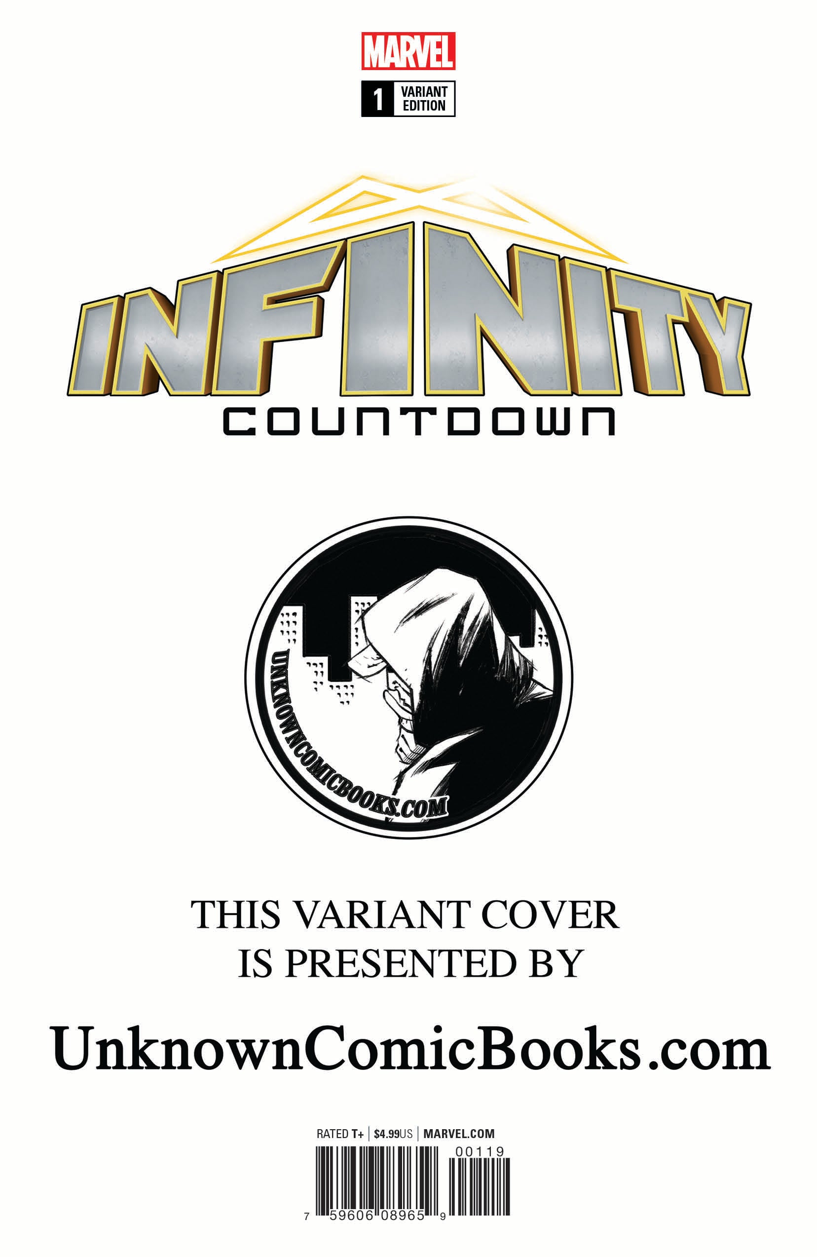 INFINITY COUNTDOWN #1 (OF 5) UNKNOWN COMIC BOOKS GRANOV EXCLUSIVE 3/7/2018