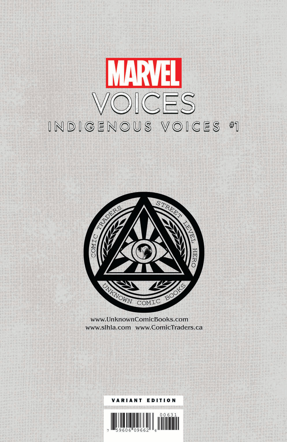 MARVELS VOICES INDIGENOUS VOICES #1 UNKNOWN COMIC DAVID MACK EXCLUSIVE VIRGIN VAR (11/25/2020)