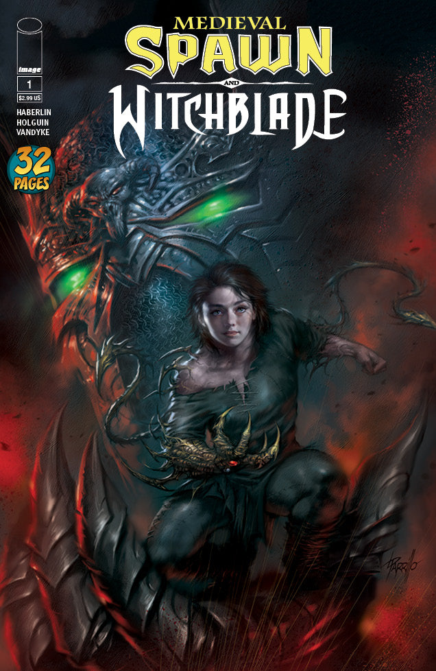 MEDIEVAL SPAWN WITCHBLADE #1 (OF 4) UNKNOWN COMIC BOOKS PARRILLO EXCLUSIVE 5/9/2018