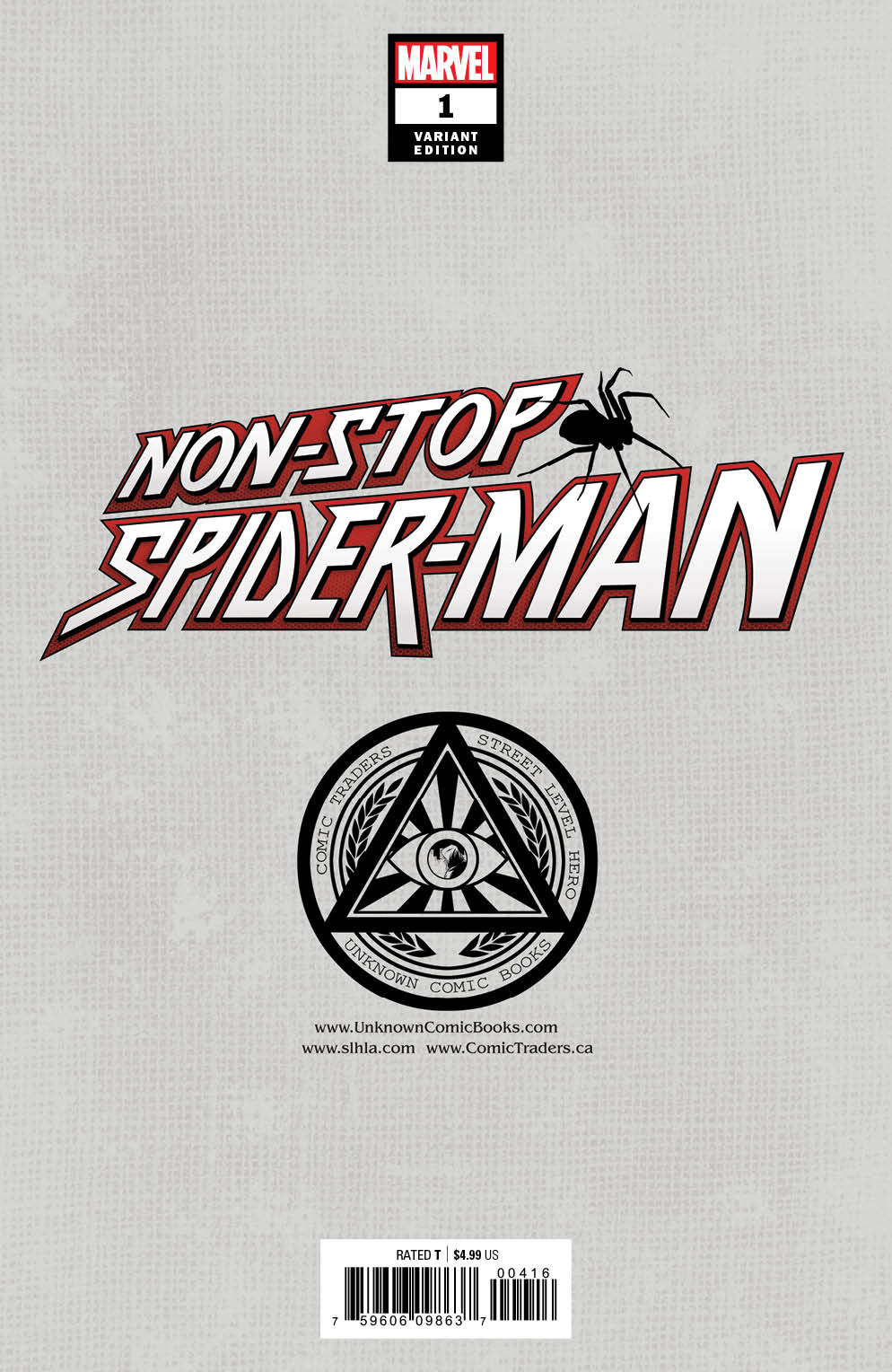 NON-STOP SPIDER-MAN #1 UNKNOWN COMICS GABRIELE DELL'OTTO EXCLUSIVE VIRGIN VAR (03/10/2021)