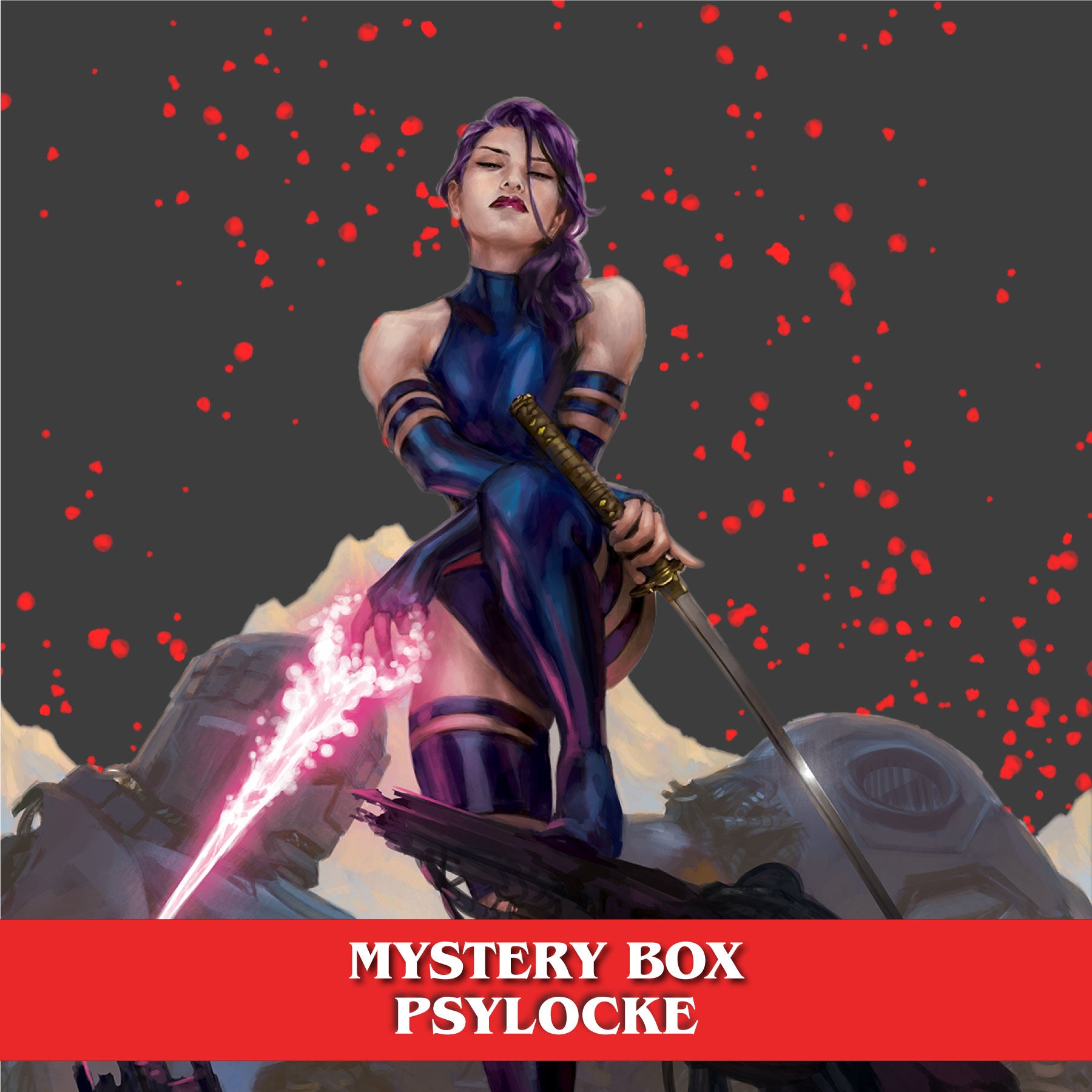 [5 PACK] UNKNOWN COMICS MYSTERY THEMED 👉PSYLOCKE EXCLUSIVE BOX 👉TRADE (12/21/2022)