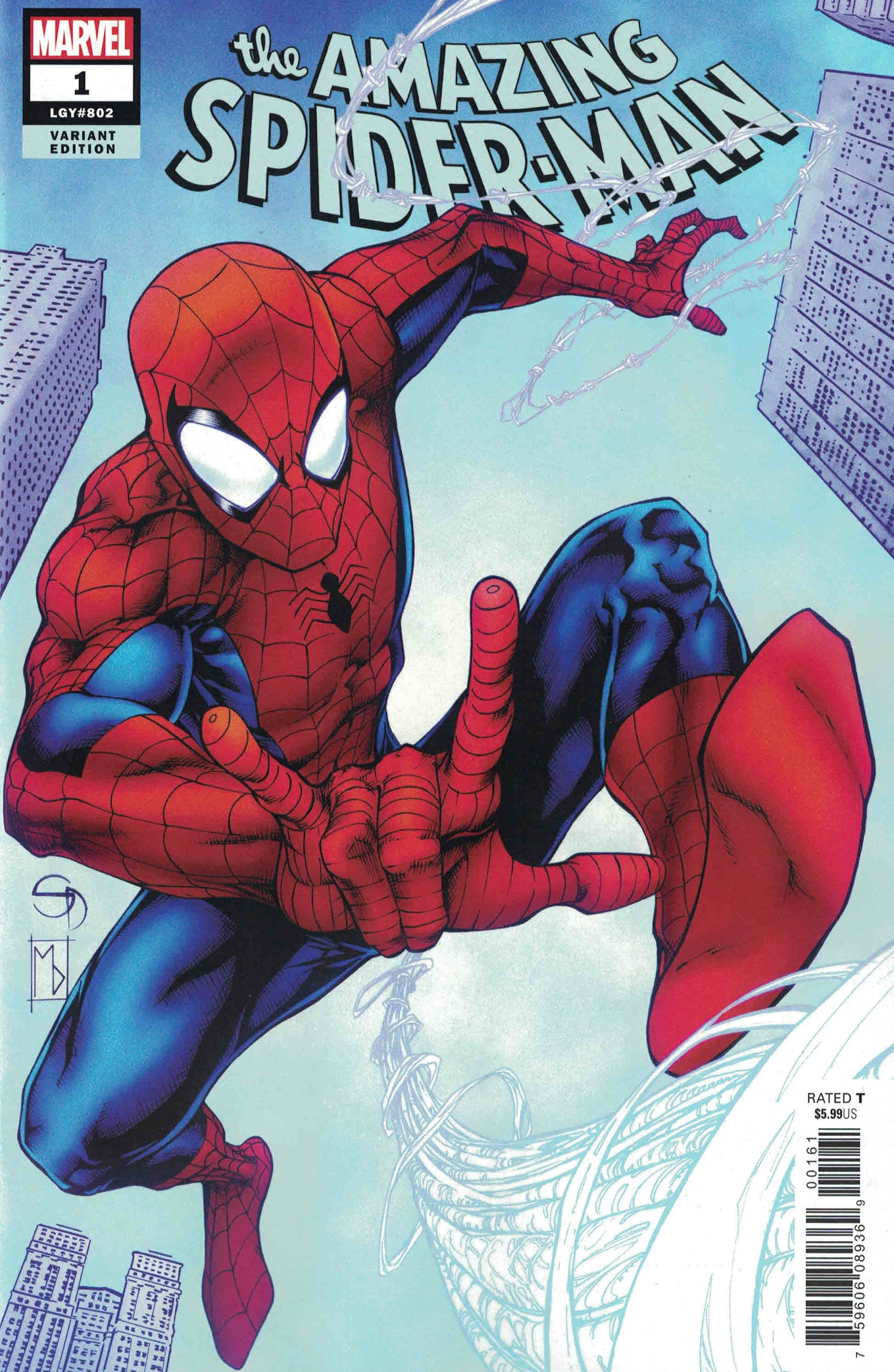 AMAZING SPIDER-MAN #1 DAVIS VAR 1:25 7/11/2018