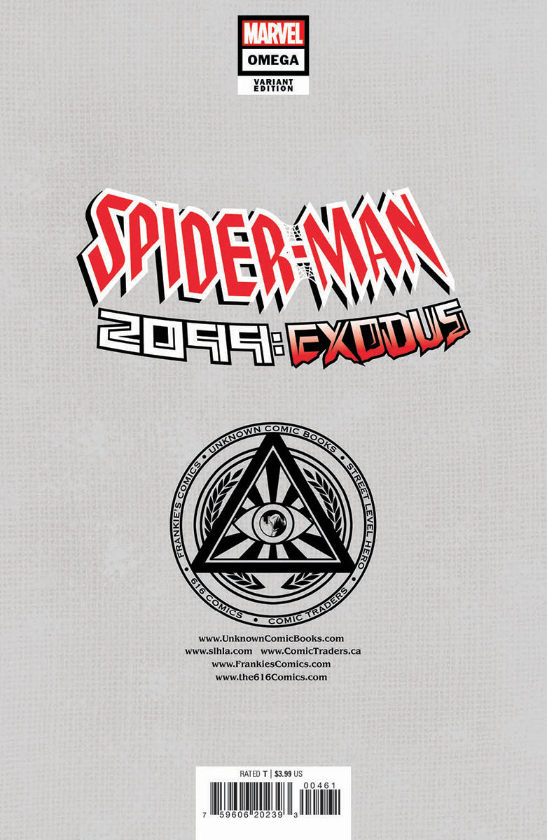 SPIDER-MAN 2099: EXODUS OMEGA #1 UNKNOWN COMICS TONY DANIEL EXCLUSIVE VAR (08/17/2022) (09/07/2022)