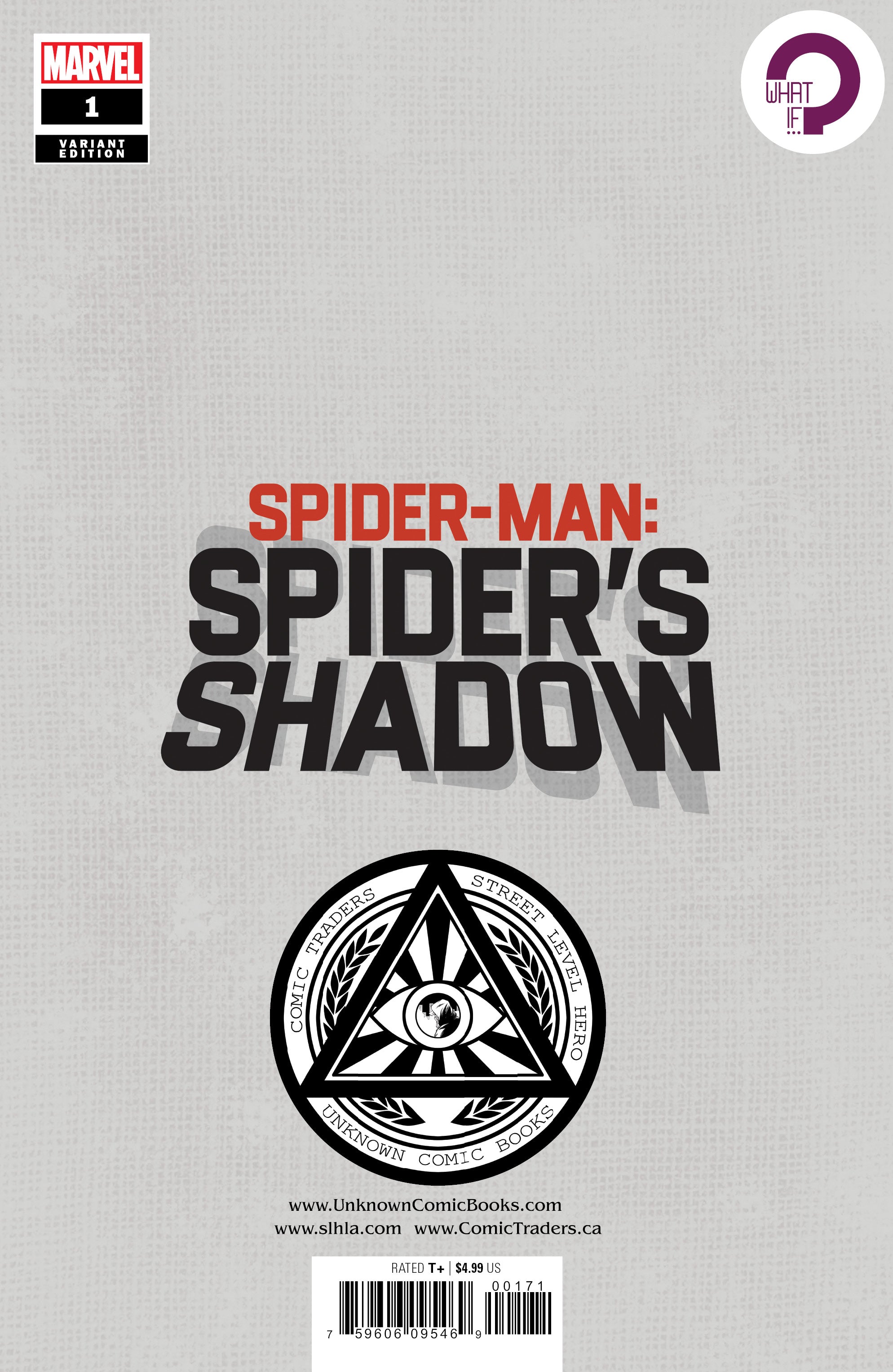 SPIDER-MAN SPIDERS SHADOW #1 (OF 4) UNKNOWN COMICS MIGUEL MERCADO EXCLUSIVE VAR (04/14/2021)