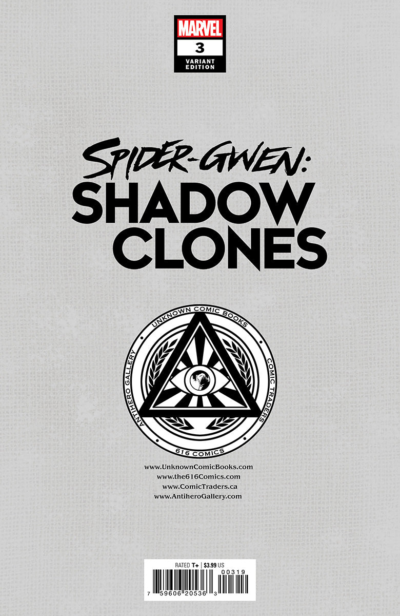SPIDER-GWEN: SHADOW CLONES #3 UNKNOWN COMICS KAEL NGU EXCLUSIVE VAR (05/10/2023)