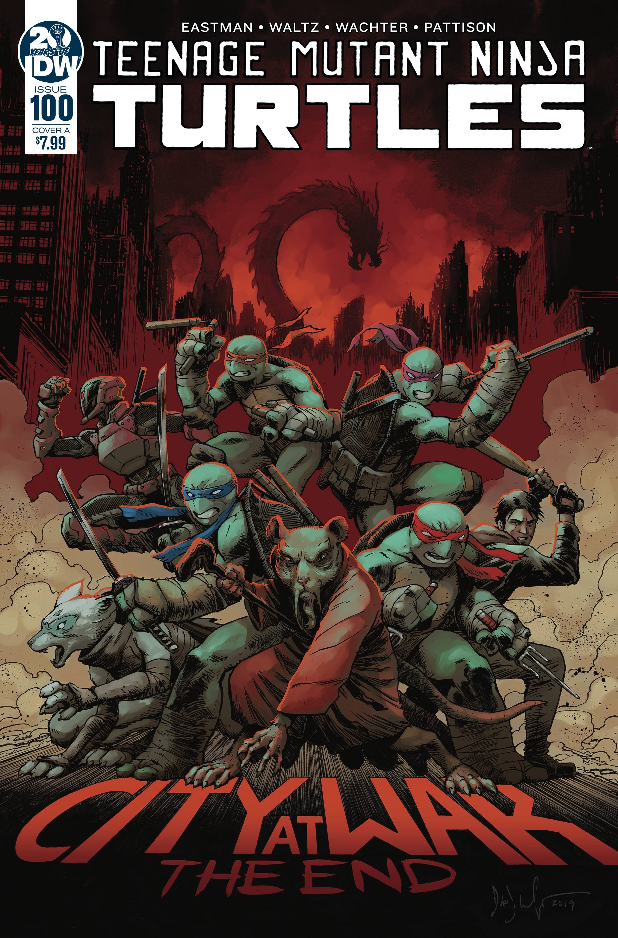 TMNT ONGOING #100 CVR A WACHTER (NOTE PRICE) (12/11/2019)