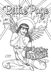 (RATIO) BETTIE PAGE & CURSE OF THE BANSHEE #1 COPY LINSNER PENCIL (1:20)