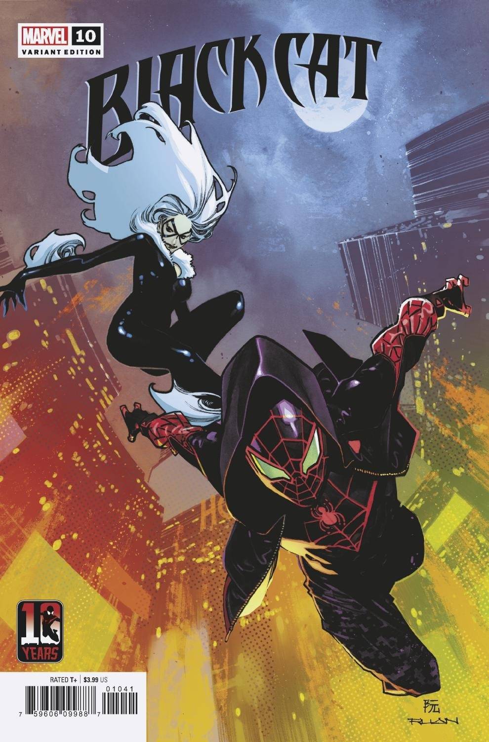 BLACK CAT #10 RUAN MILES MORALES 10TH ANNIV VAR (09/29/2021)