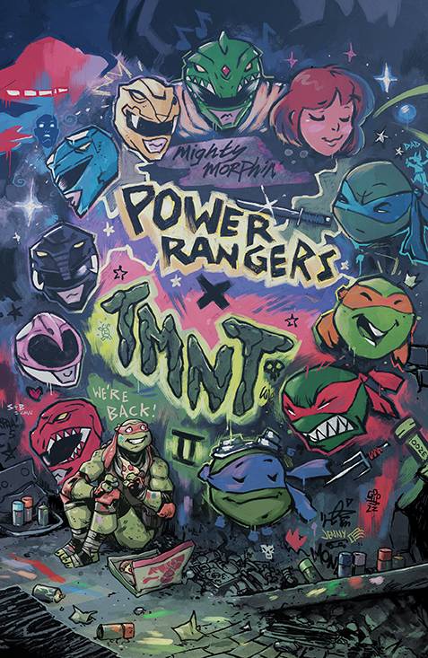 MMPR TMNT II #3 (OF 5) CVR K 200 COPY INCV DIALYNAS  (02/22/2023)