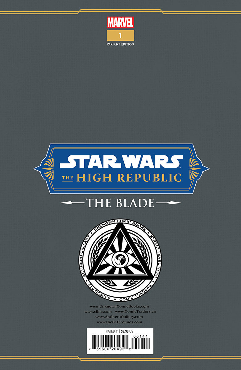 STAR WARS: THE HIGH REPUBLIC - THE BLADE #1 UNKNOWN COMICS PAOLO VILLANELLI EXCLUSIVE VAR (11/23/2022) (12/28/2022)