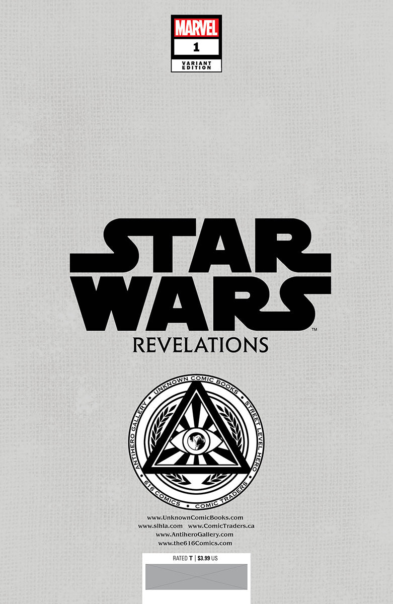 STAR WARS: REVELATIONS #1 UNKNOWN COMICS CASPAR WIJNGAARD EXCLUSIVE VAR (11/23/2022)