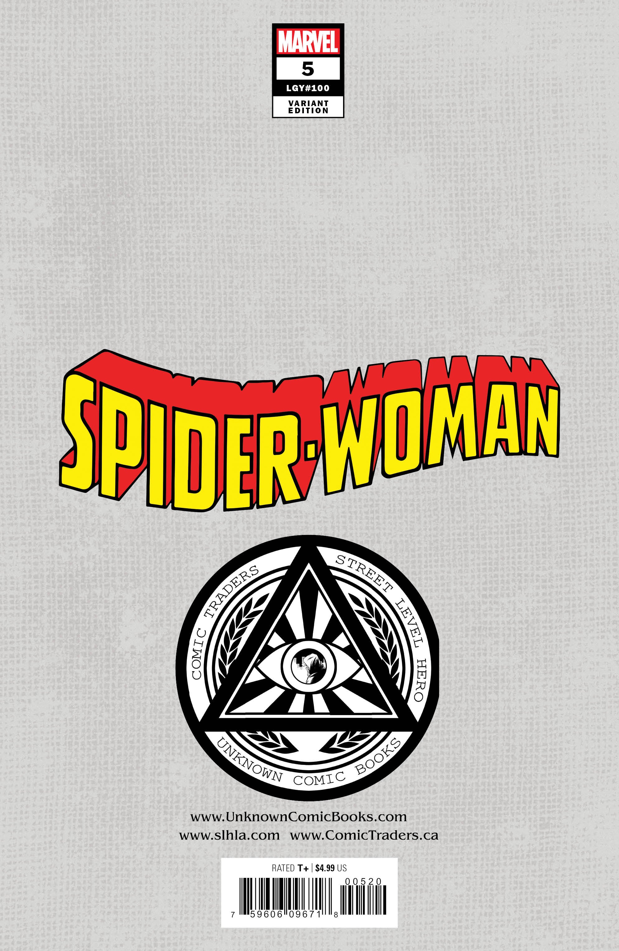 SPIDER-WOMAN #5 UNKNOWN COMIC MIGUEL MERCADO EXCLUSIVE VAR (10/21/2020)