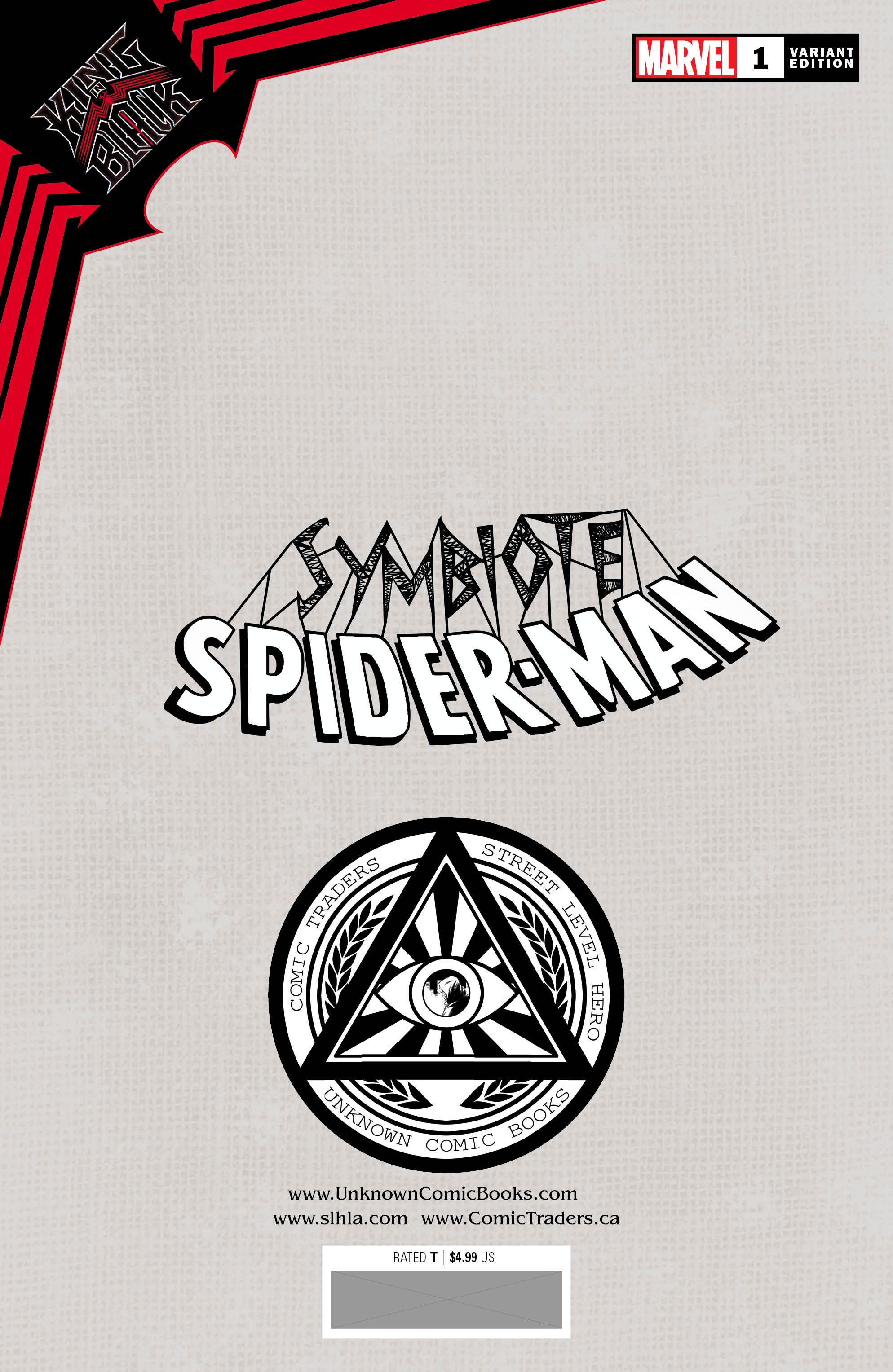 SYMBIOTE SPIDER-MAN KING IN BLACK #1 UNKNOWN COMICS GERALD PAREL EXCLUSIVE VAR (11/18/2020)