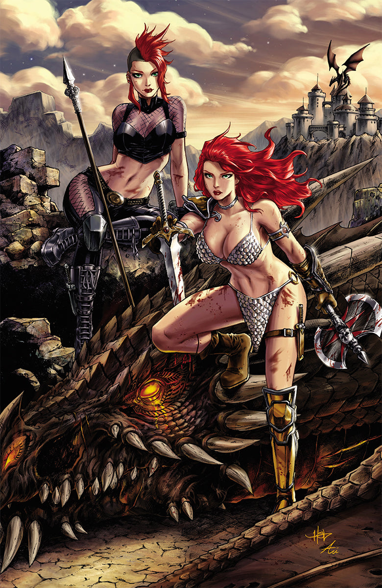 RED SONJA AGE OF CHAOS #3 UNKNOWN COMICS CREEES EXCLUSIVE VIRGIN VAR (03/18/2020)