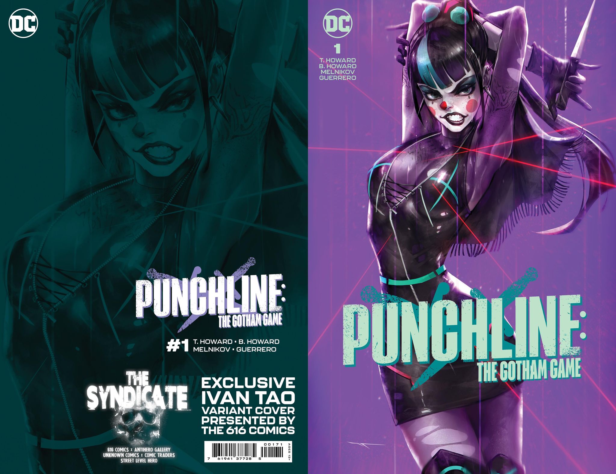 3 PACK PUNCHLINE THE GOTHAM GAME #1 (OF 6) IVAN TAO EXCLUSIVE VAR (11/09/2022)