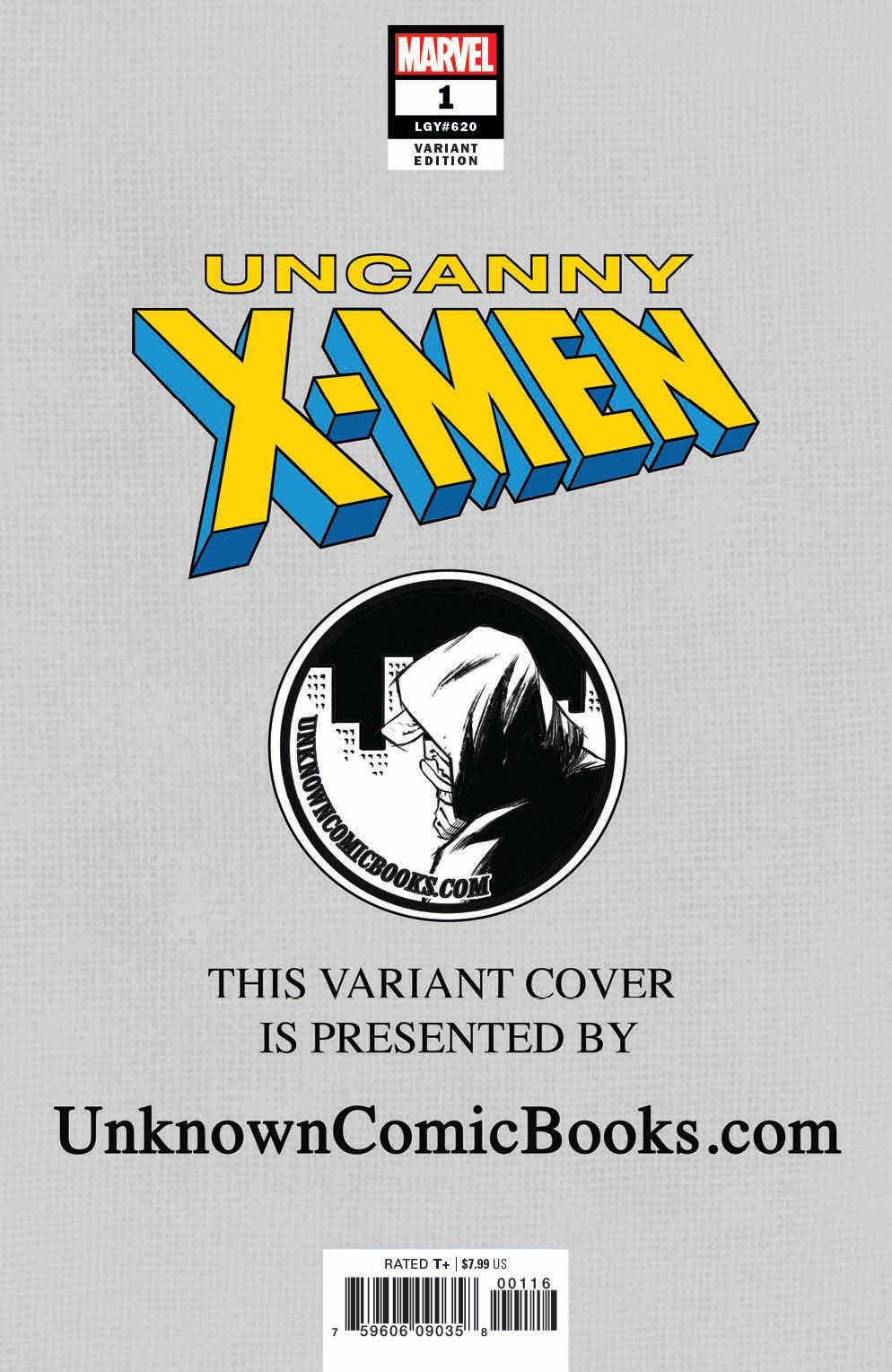 UNCANNY X-MEN #1 UNKNOWN COMIC BOOKS ANACLETO VIRGIN EXCLUSIVE 11/14/2018