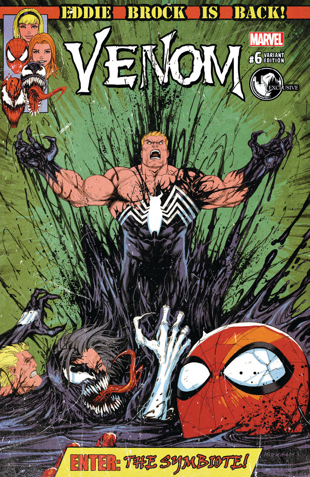 Venom #6 Unknown Comic Books Exclusive Vintage (2017)