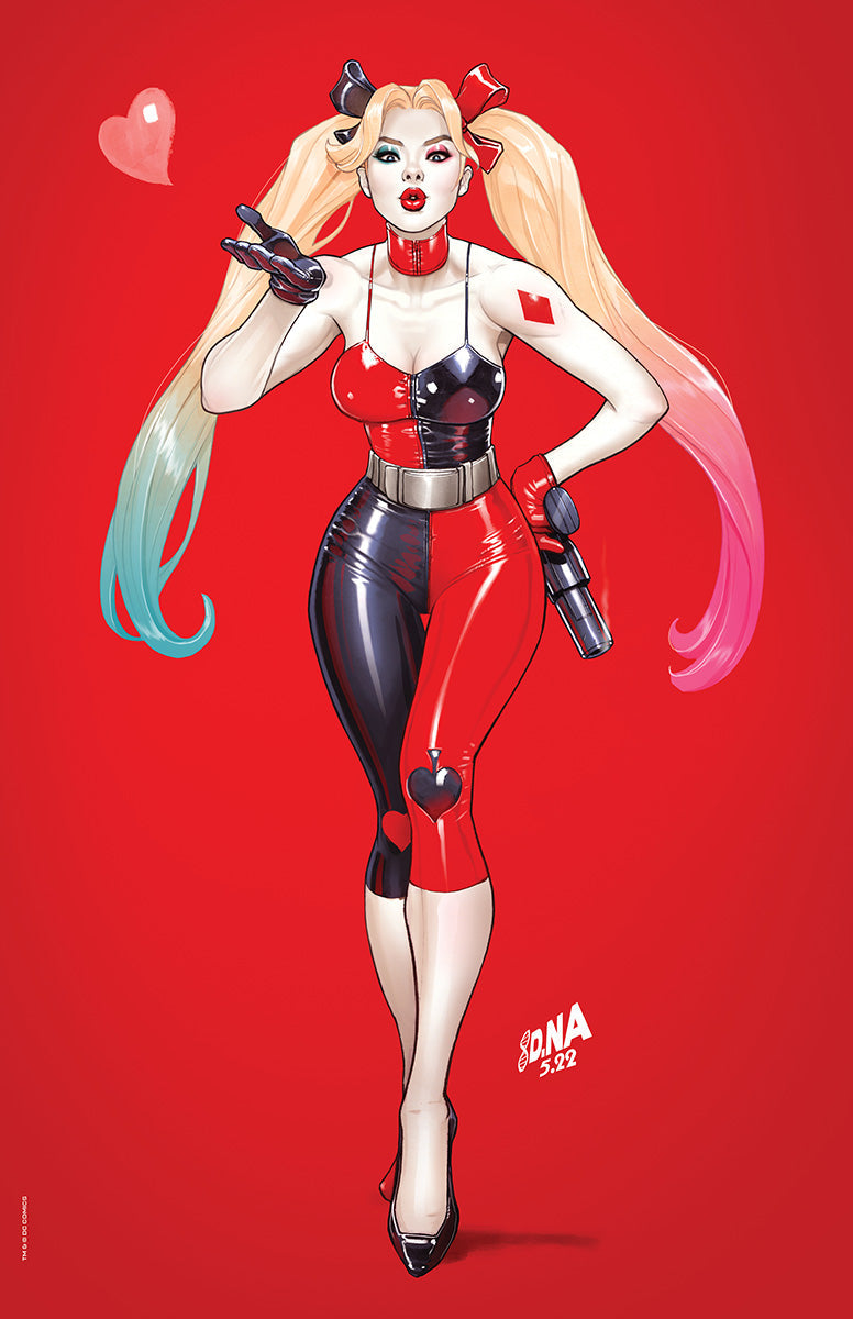 [SIGNED by David Nakayama] HARLEY QUINN #17 UNKNOWN COMICS DAVID NAKAYAMA EXCLUSIVE VIRGIN VAR (02/22/2023)