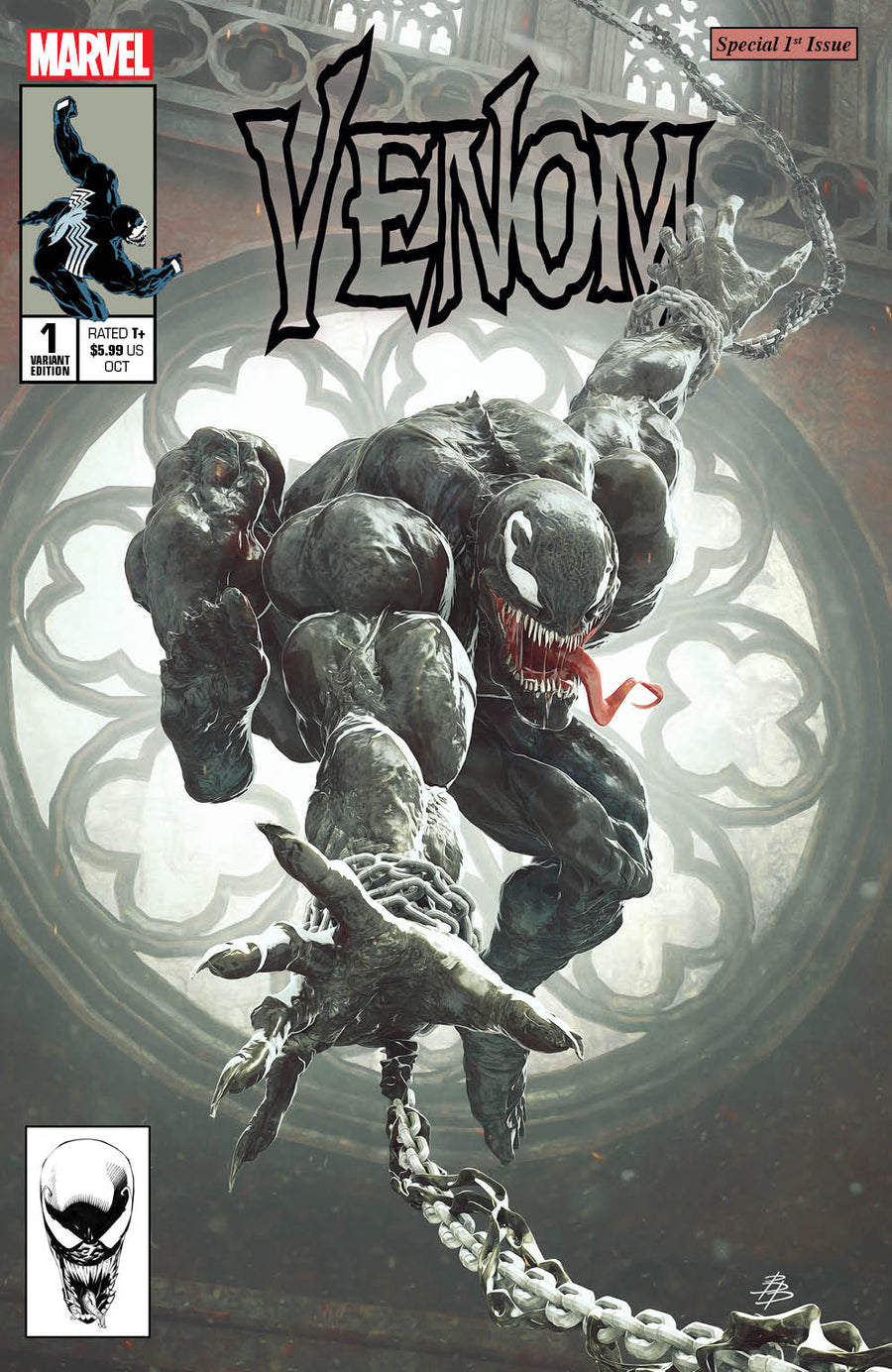 Venom #1 Bjorn Barends Amazing Spider-Man 300 Homage Var (Fc)