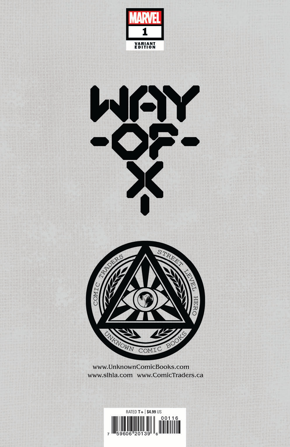 WAY OF X #1 UNKNOWN COMICS JAY ANACLETO EXCLUSIVE VIRGIN VAR (04/21/2021)