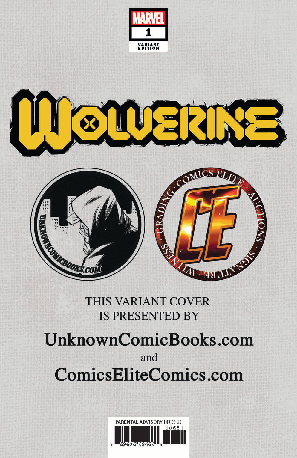 WOLVERINE #1 UNKNOWN COMICS MICO SUAYAN EXCLUSIVE C2E2 VAR DX (03/04/2020)