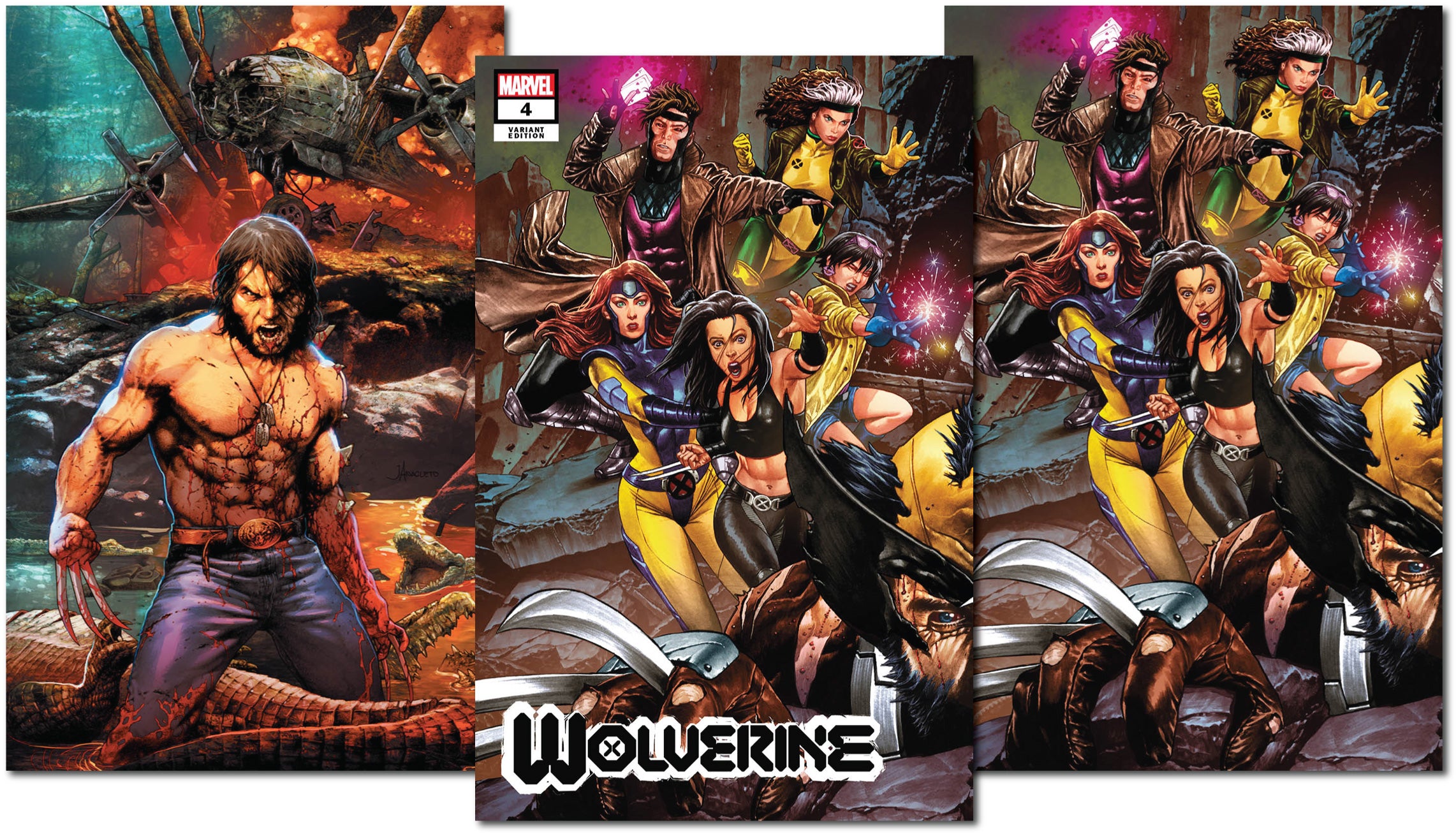 WOLVERINE #4 UNKNOWN COMICS EXCLUSIVE VAR 3 PACK (08/19/2020)