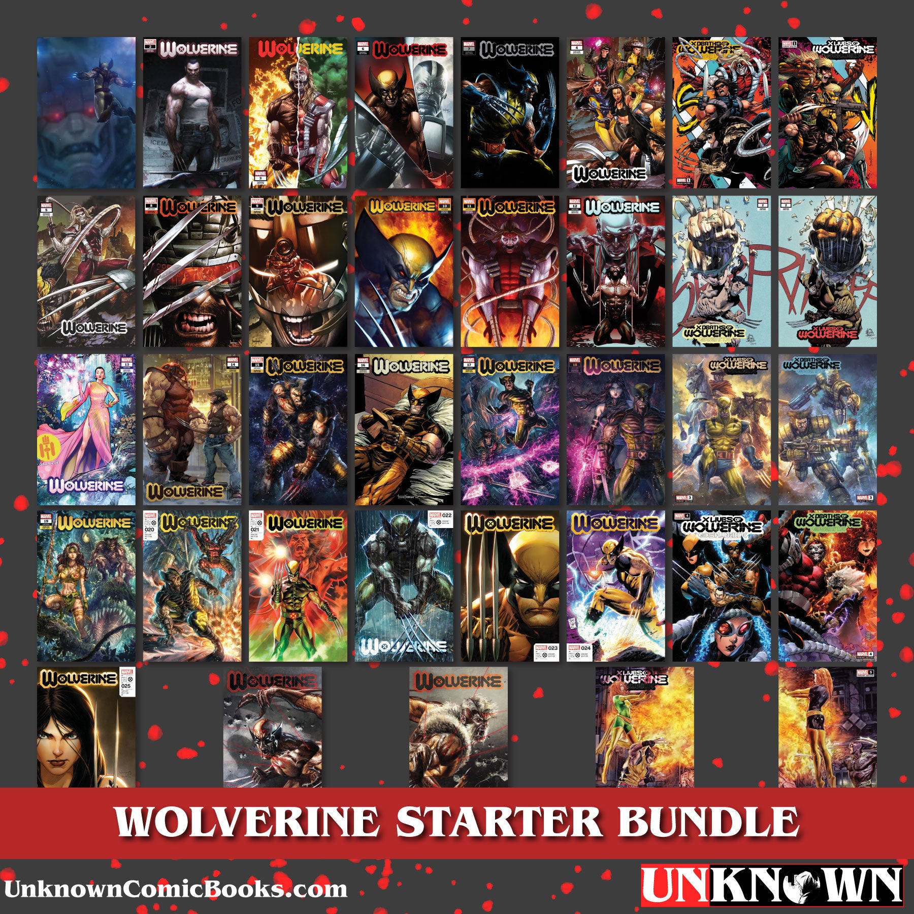 [37 PACK] WOLVERINE EXCLUSIVE STARTER BUNDLE (01/11/2023)