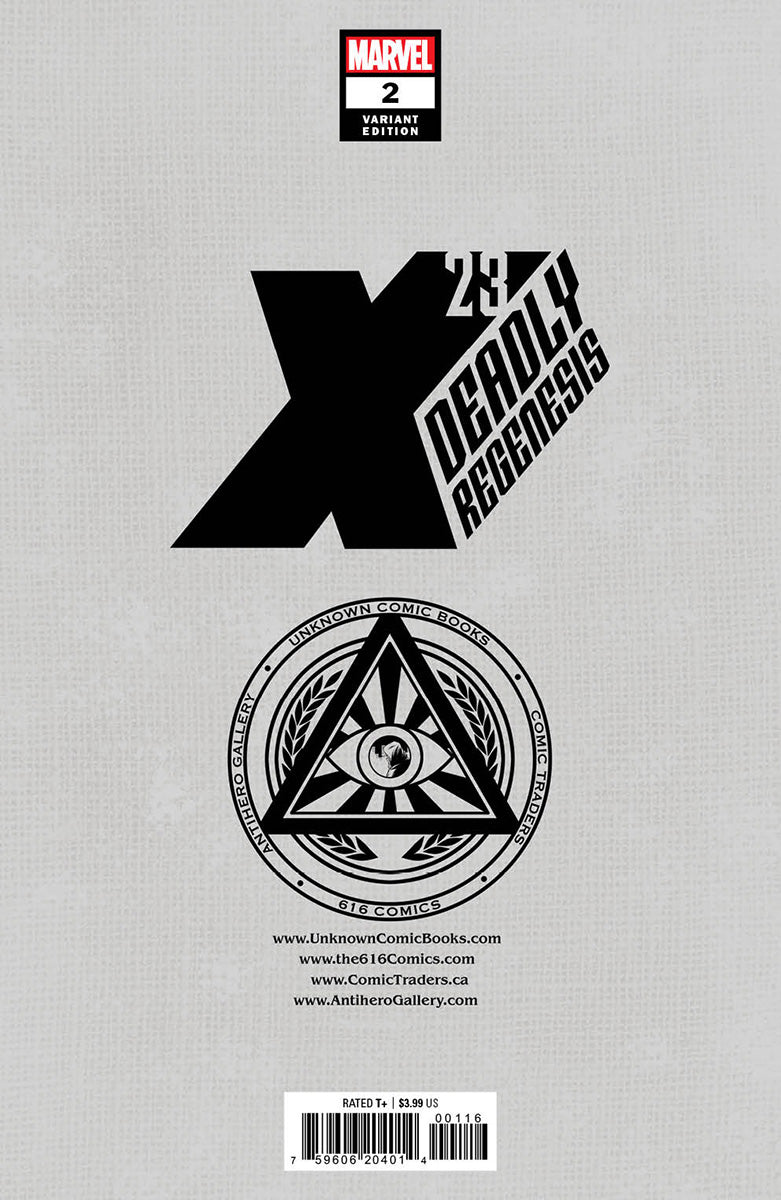 X-23: DEADLY REGENESIS #2 UNKNOWN COMICS NATHAN SZERDY EXCLUSIVE VAR (04/12/2023)