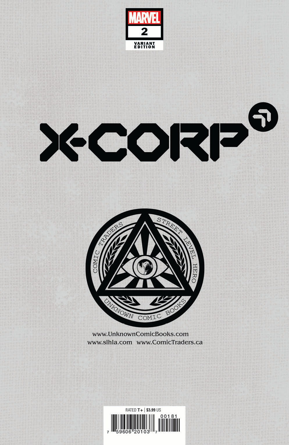 X-CORP #2 UNKNOWN COMICS DERRICK CHEW EXCLUSIVE VIRGIN VAR GALA (06/16/2021) (07/28/2021)