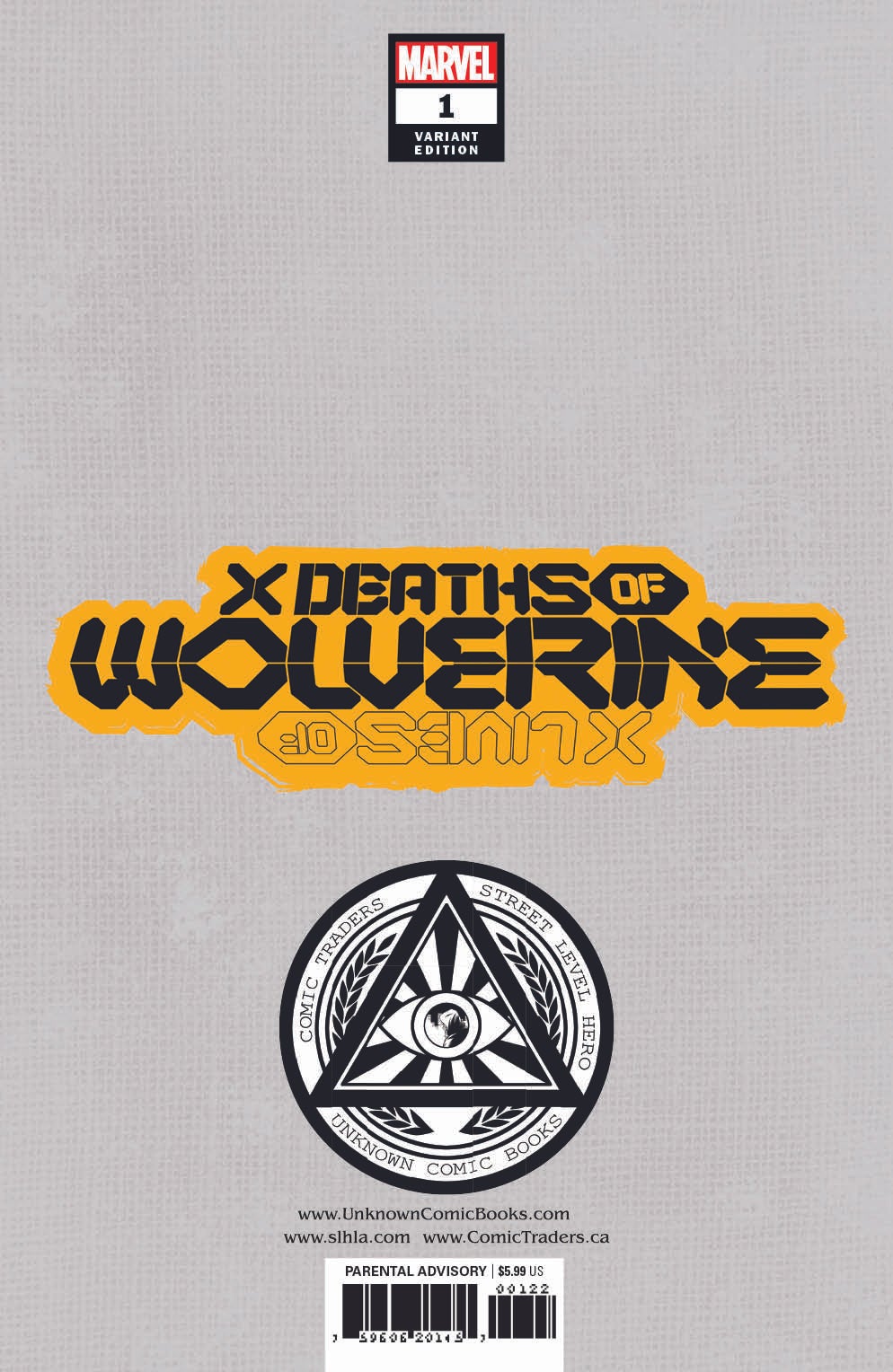 2 PACK VIRGIN X LIVES OF WOLVERINE 1 / X DEATHS OF WOLVERINE 1 UNKNOWN COMICS TYLER KIRKHAM EXCLUSIVE VAR (01/26/2022)