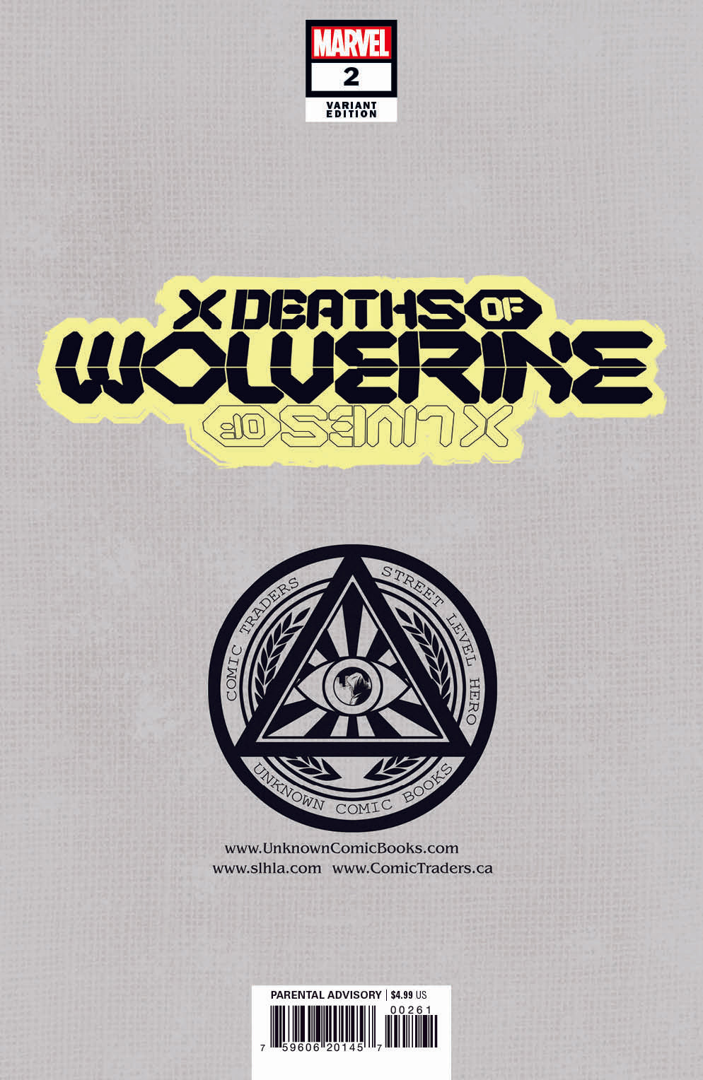 2 PACK VIRGIN X LIVES OF WOLVERINE 2 / X DEATHS OF WOLVERINE 2 UNKNOWN COMICS RYAN STEGMAN EXCLUSIVE VAR (02/09/2022)