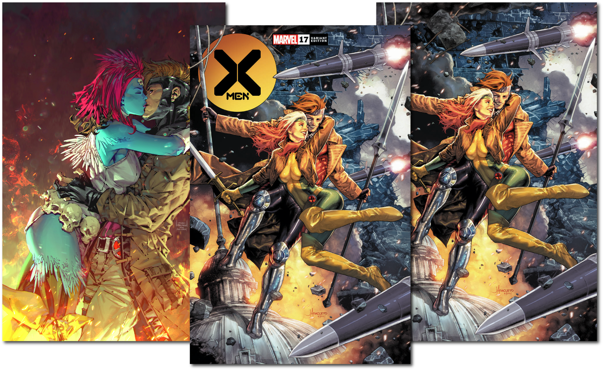 X-MEN #17 UNKNOWN COMICS EXCLUSIVE VAR 3 PACK (01/27/2021)