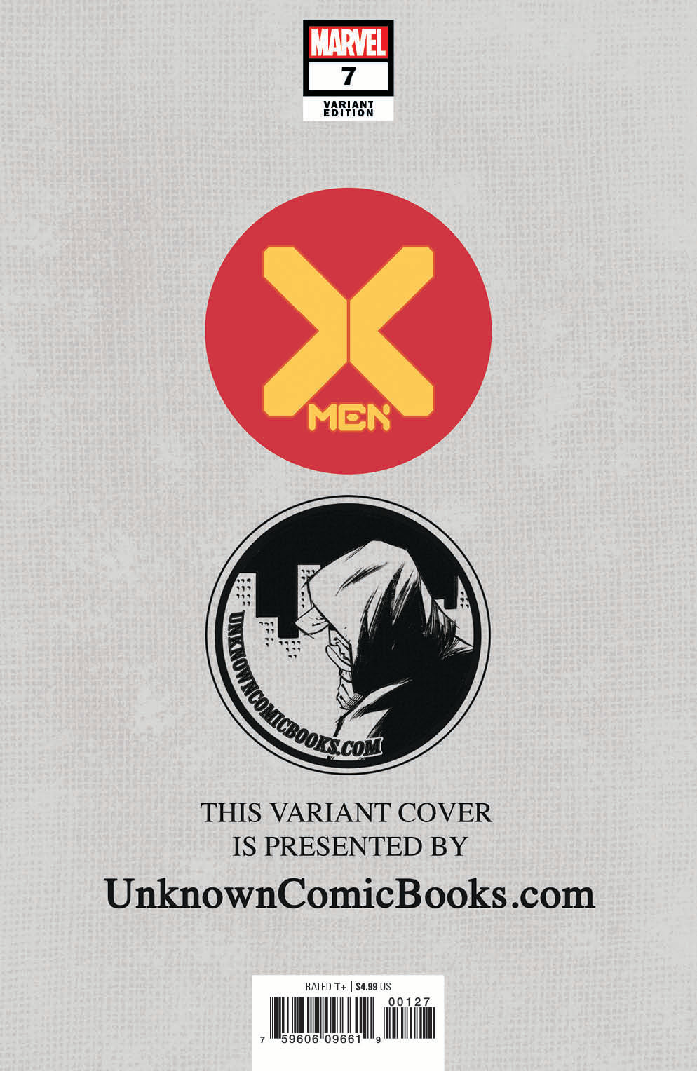 X-MEN #7 UNKNOWN COMIC JAY ANACLETO EXCLUSIVE C2E2 VAR DX (02/26/2020)