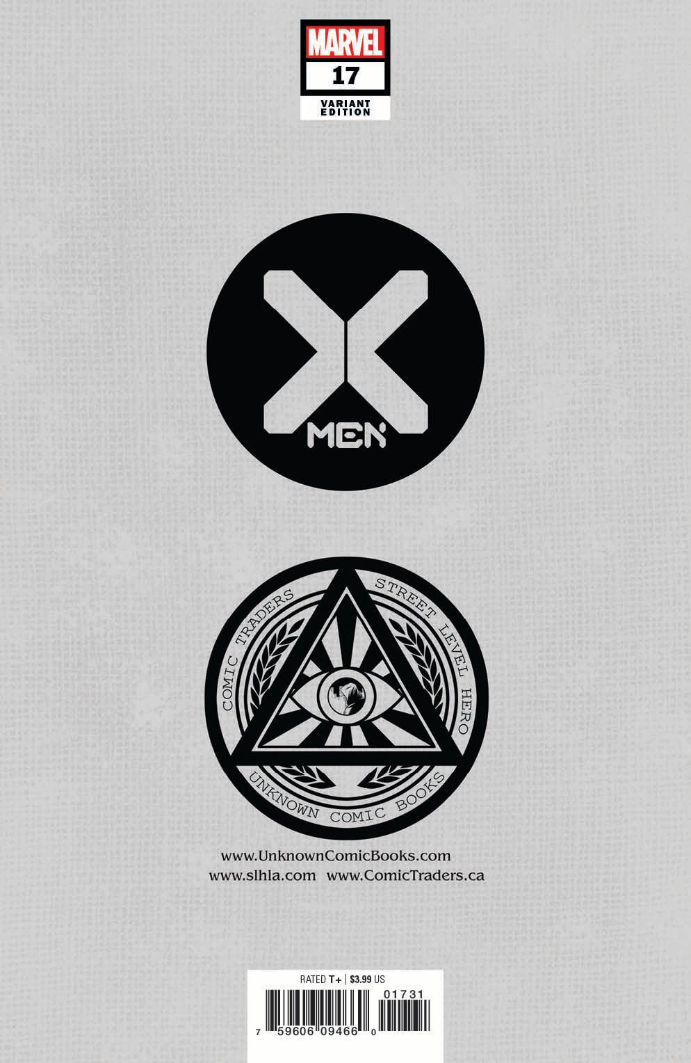 X-MEN #17 UNKNOWN COMICS JAY ANACLETO EXCLUSIVE VIRGIN VAR (01/27/2021)