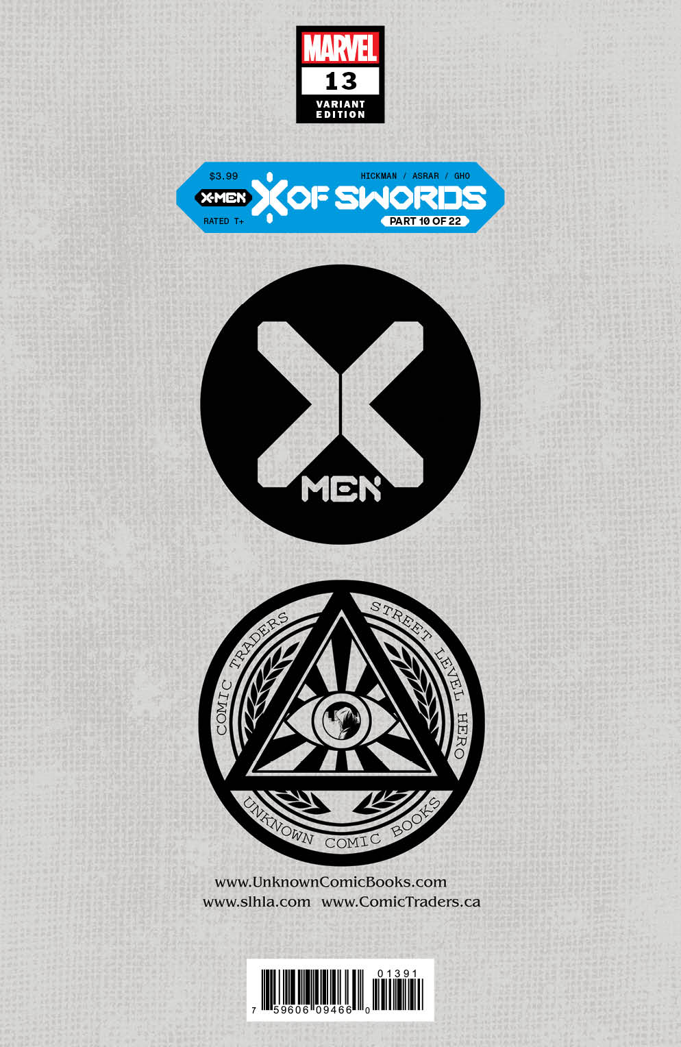X-MEN #13 UNKNOWN COMICS KAEL NGU EXCLUSIVE CONNECTING VAR XOS (10/21/2020)