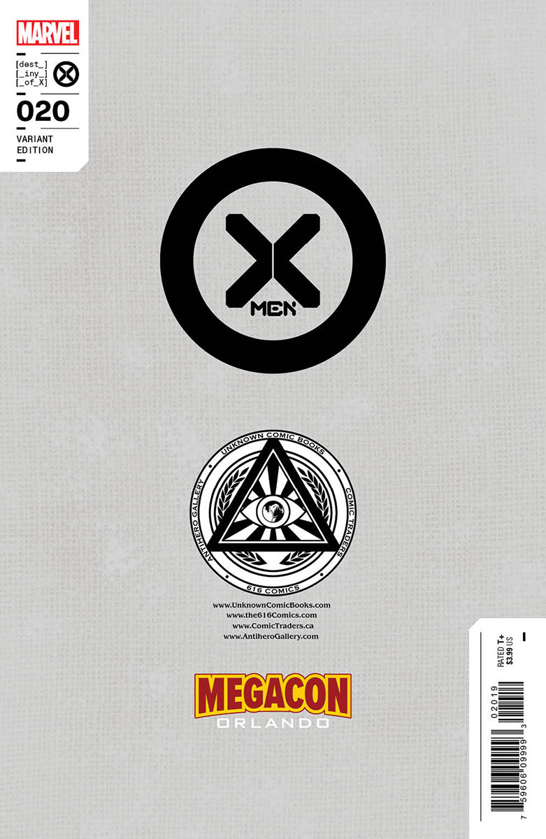 X-MEN #20 UNKNOWN COMICS MEGACON EXCLUSIVE VIRGIN VAR (04/26/2023)