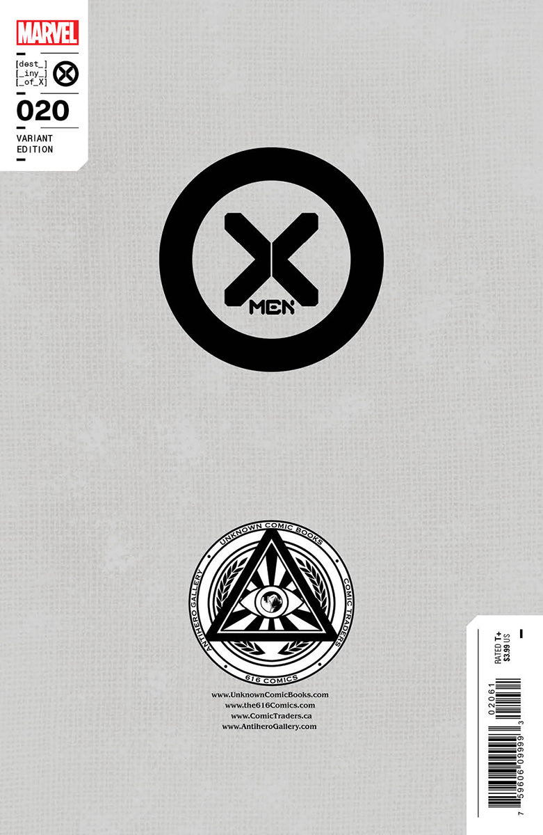 [4 PACK] X-MEN #20 UNKNOWN COMICS MIGUEL MERCADO / TIAGO DA SILVA (616) EXCLUSIVE VAR (03/22/2023)