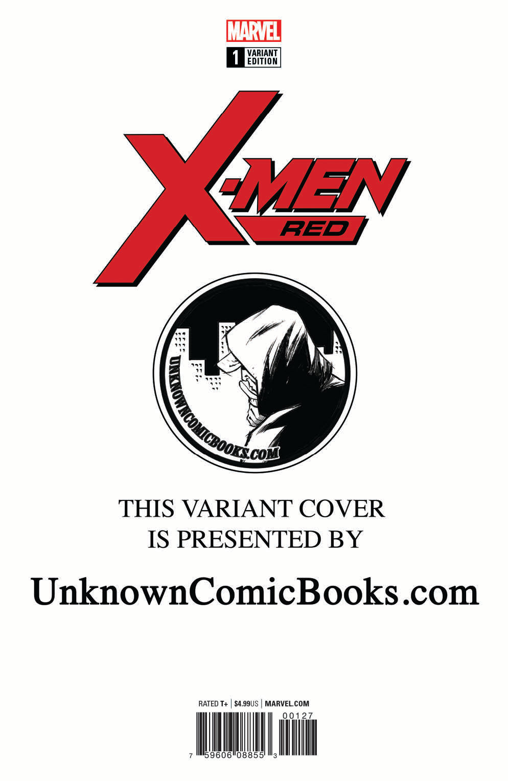 X-MEN RED #1 UNKNOWN COMIC BOOKS EXCLUSIVE DELL'OTTO 2/7/2018