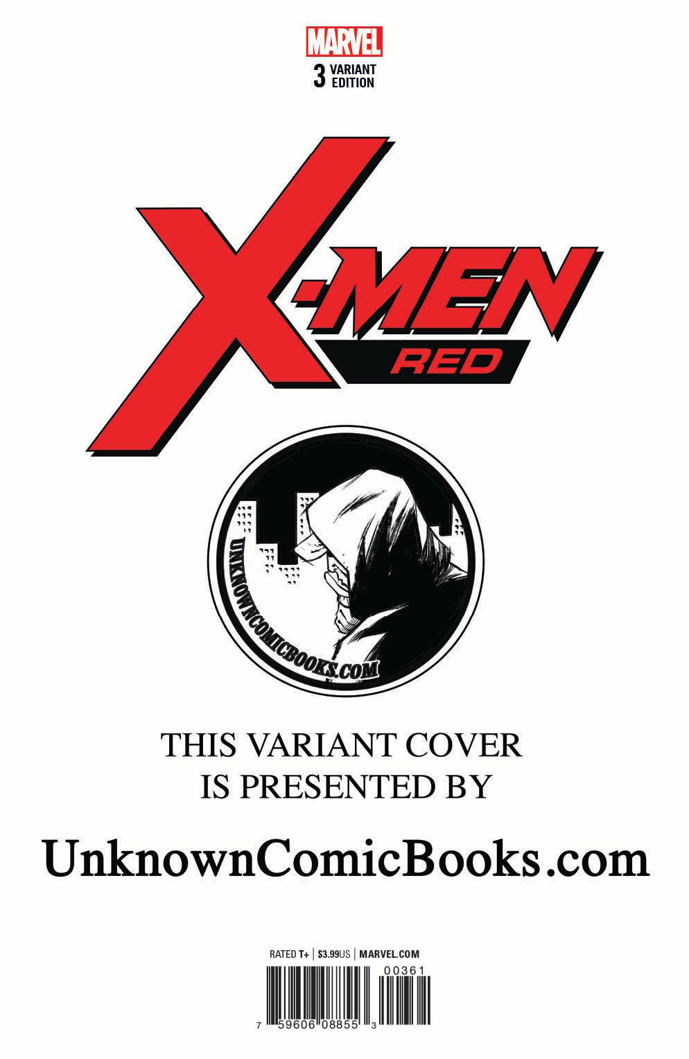 X-MEN RED #3 UNKNOWN COMIC BOOKS VIRGIN EXCLUSIVE VENOM 30TH VAR LEG 4/11/2018