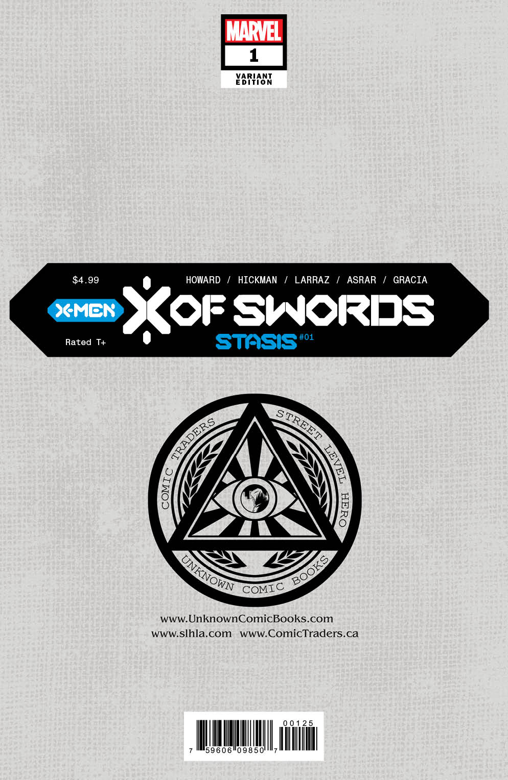 X OF SWORDS STASIS #1 UNKNOWN COMICS MARCO MASTRAZZO EXCLUSIVE VAR (10/28/2020)