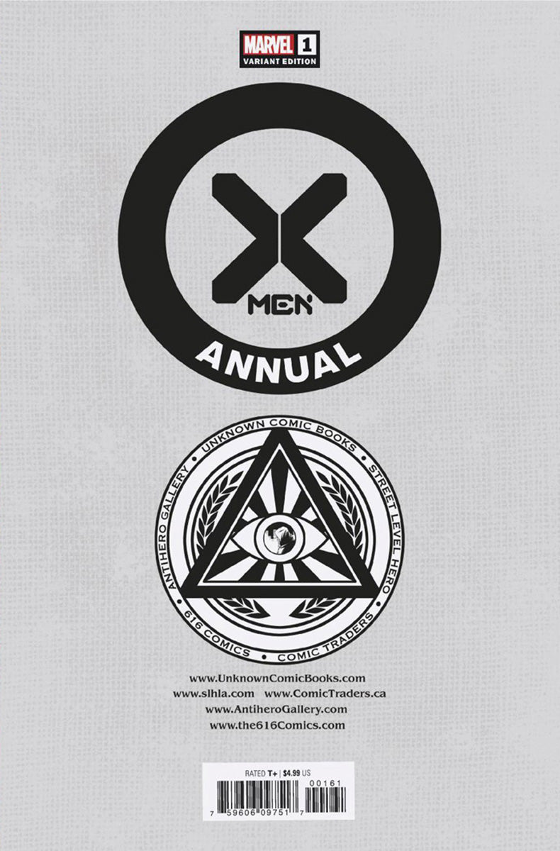 X-MEN ANNUAL #1 UNKNOWN COMICS STEPHEN SEGOVIA EXCLUSIVE VAR (12/21/2022)