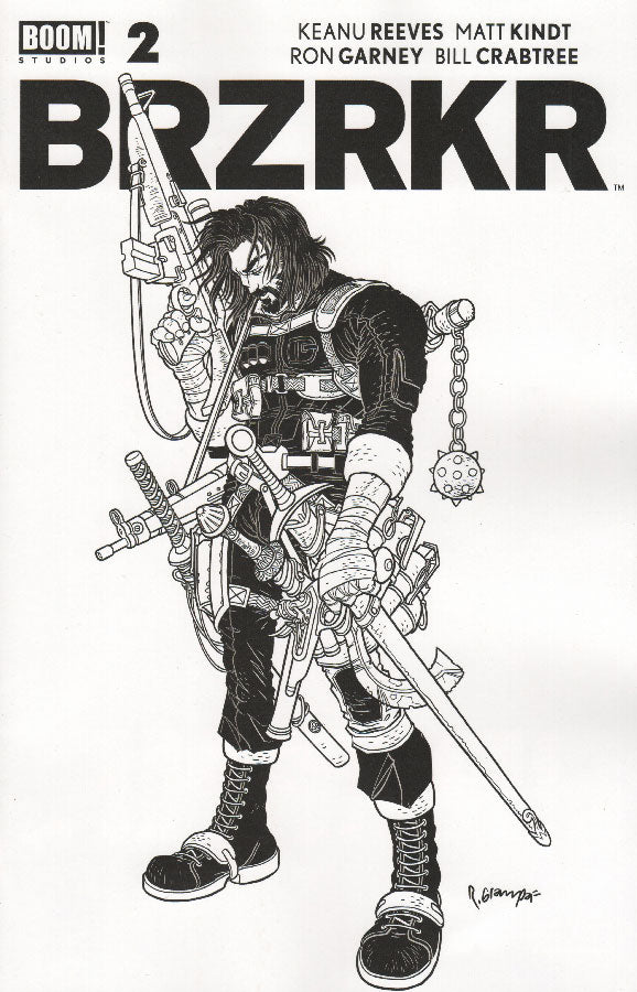 (Ratio) BRZRKR (BERZERKER) #2 CVR A GRAMPA ( secret var)(Black & White)