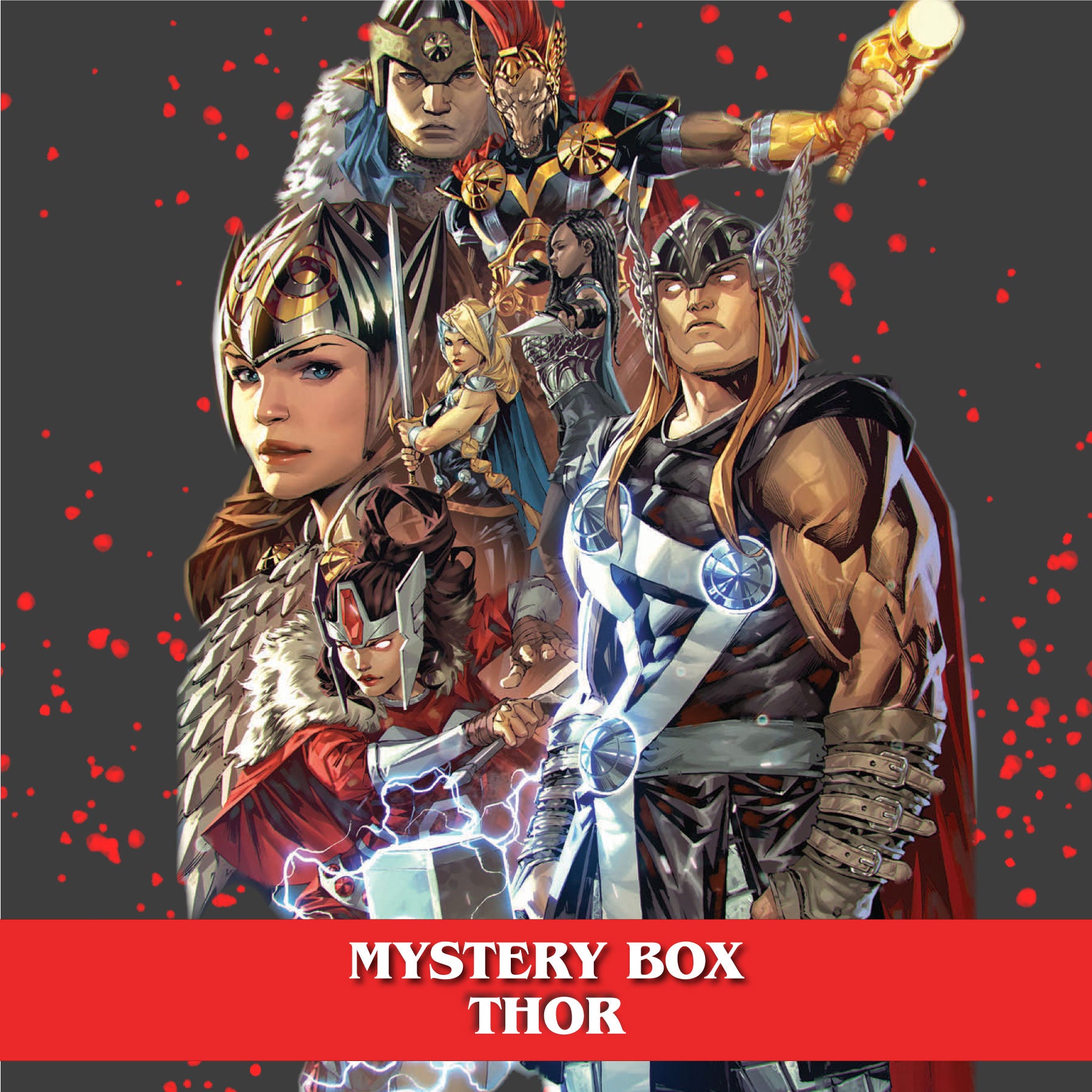 [5 PACK] UNKNOWN COMICS MYSTERY THEMED 👉⚡️THOR EXCLUSIVE BOX 👉VIRGIN (12/21/2022)