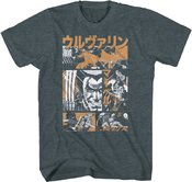 MARVEL TOKYO WOLVERINE CHARCOAL T/S