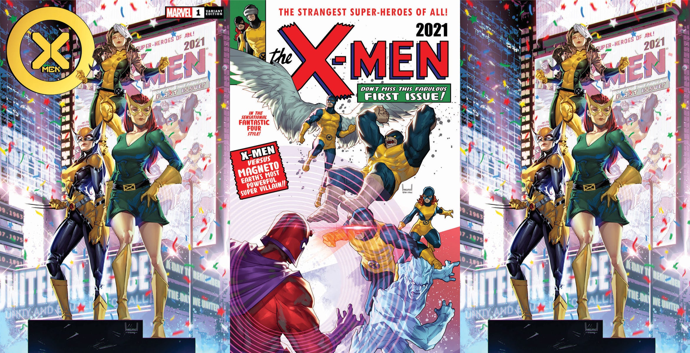 X-MEN #1 UNKNOWN COMICS KAEL NGU EXCLUSIVE VAR 3 PACK (03/02/2022)